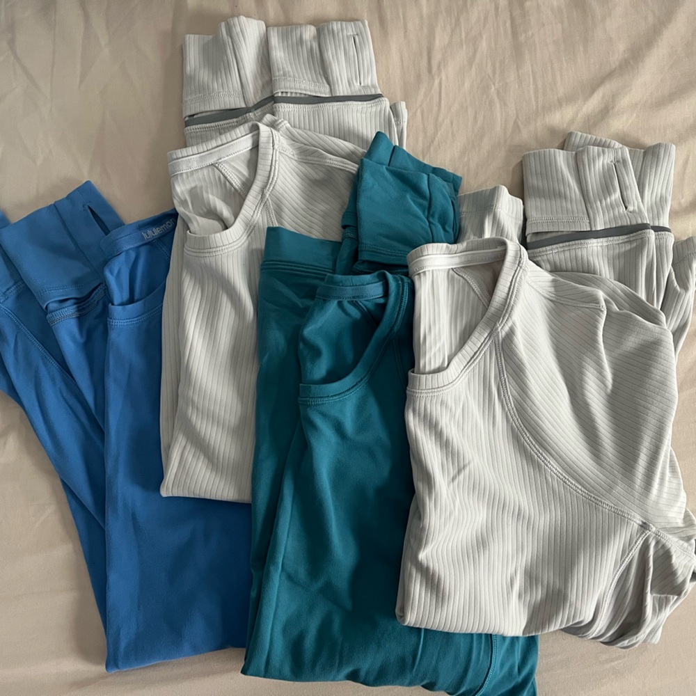 Lululemon long sleeve tops - set of 4. Size 10
